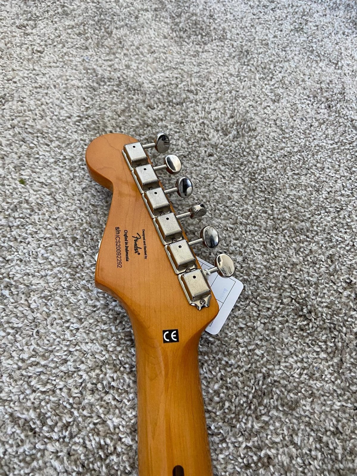 Squier Classic Vibe 70s Stratocaster Electric Guitar, Walnut, 2-Yr Warranty | Beginner electric guitar, vintage 70s style, Laurel fingerboard, 3 single-coil pickups, 2-year warranty, Fender-designed customer photo 1