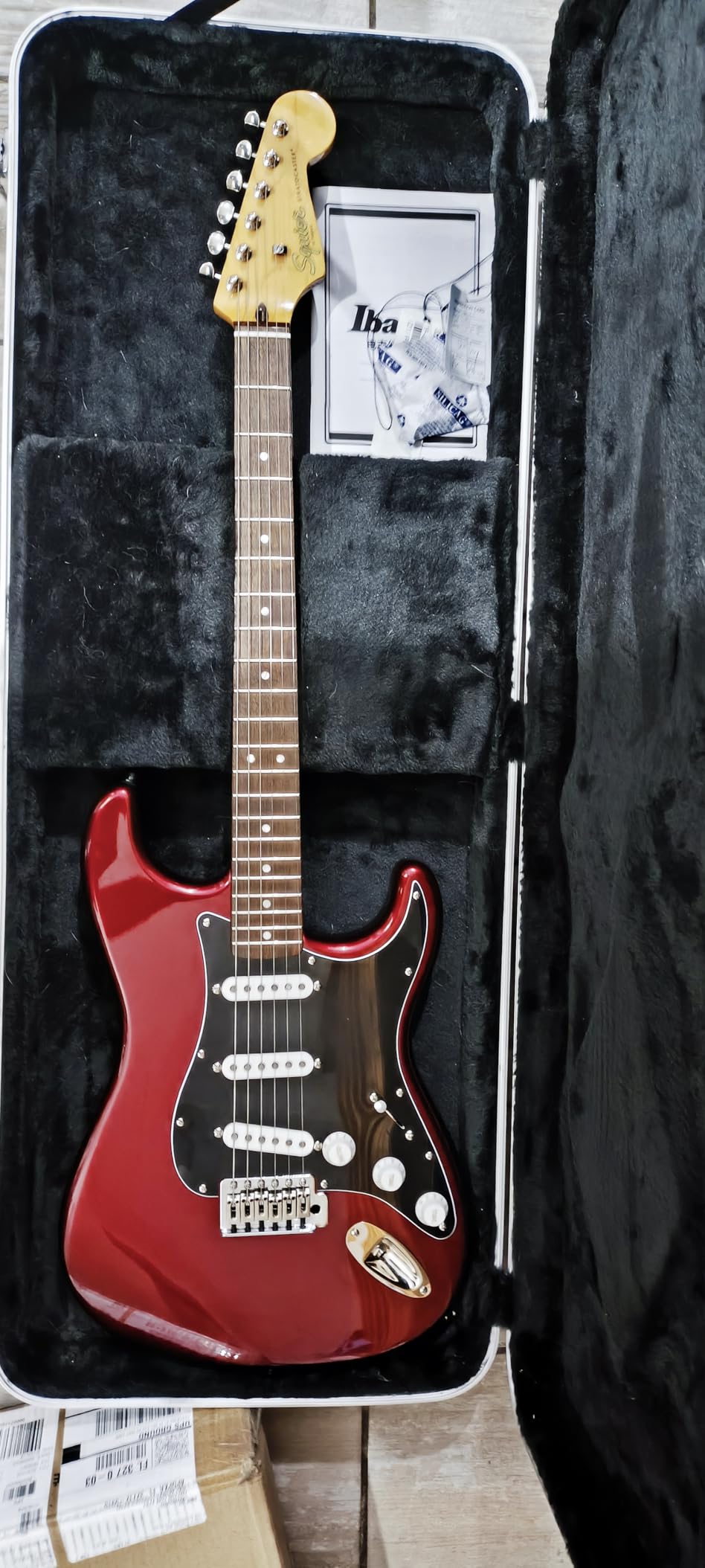 Squier Classic Vibe 70s Stratocaster Electric Guitar, Walnut, 2-Yr Warranty | Beginner electric guitar, vintage 70s style, Laurel fingerboard, 3 single-coil pickups, 2-year warranty, Fender-designed customer photo 2