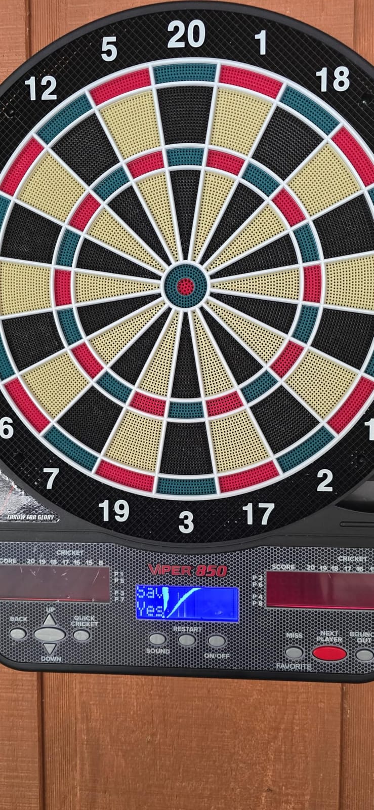 Viper 850 Electronic Dart Board, 15.5 Inch Soft Tip, 50 Games, 470 Options, 1-8 Players customer photo 1