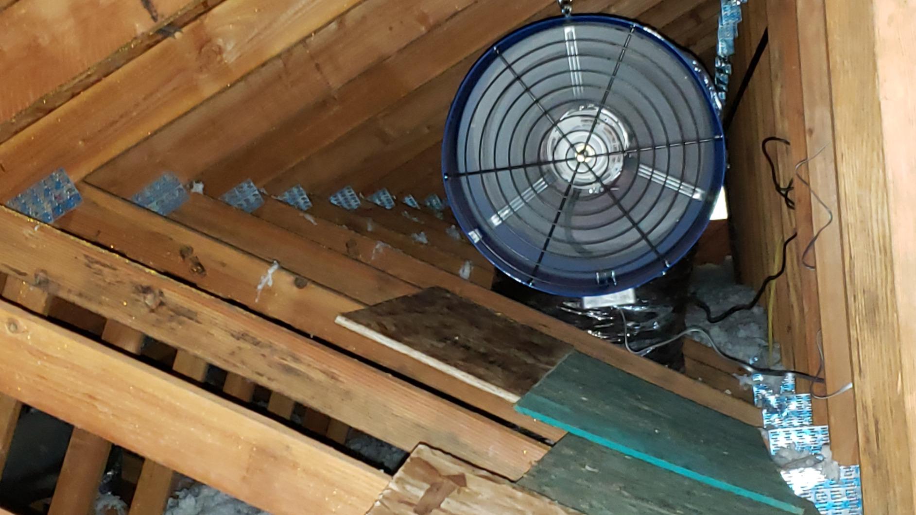 QA-Deluxe 5500 Energy Efficient Whole House Fan 2 Speed Temp/Timer Control | Plug & Play, Temperature Timer Remote Control, Removable Grille, 10 Warranty, Up To 3400 Sq Ft 2 Story & 2400 Sq Ft 1 Story customer photo 2