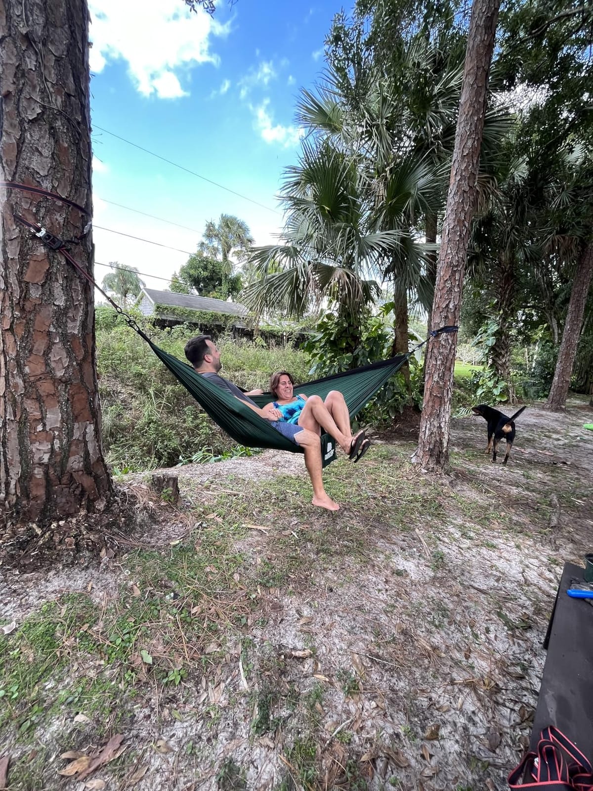 Covacure Camping Hammock, 772 lbs Capacity Double Hammock - Black | Lightweight Hammocks with Tree Straps & Carry Bag, Durable Parachute Nylon, Portable for Hiking, Backyard, Travel, Beach customer photo 1
