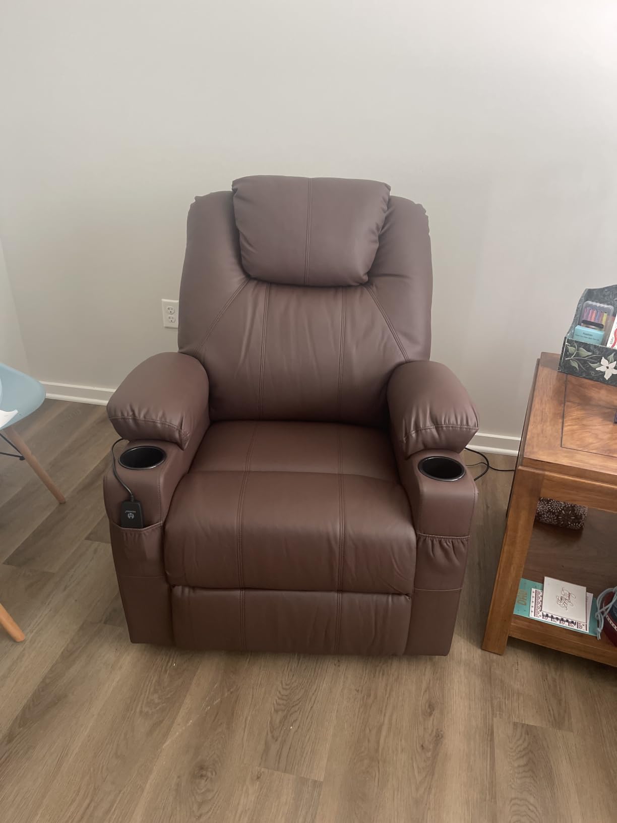 MCombo Power Lift Recliner Chair for Elderly, Heat and Massage 7040(Medium) customer photo 1