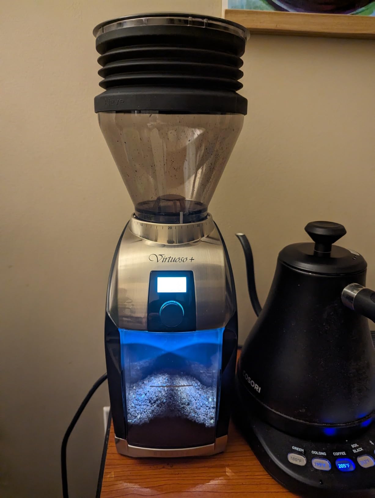 Baratza Virtuoso+ Coffee Grinder ZCG587BLK, Black | 40 Conical Burr Grind Settings for Espresso, French Press, and More customer photo 1
