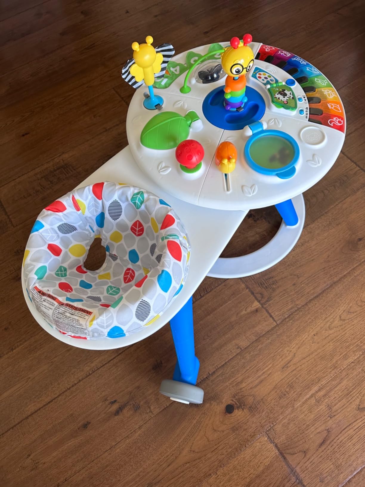 Baby Einstein 4-in-1 Activity Center & Walker with Piano, Age 6M+ | 4 ways to grow: walker, discovery table, art table & floor play-entertains babies 6-36 months with 15+ activities customer photo 2