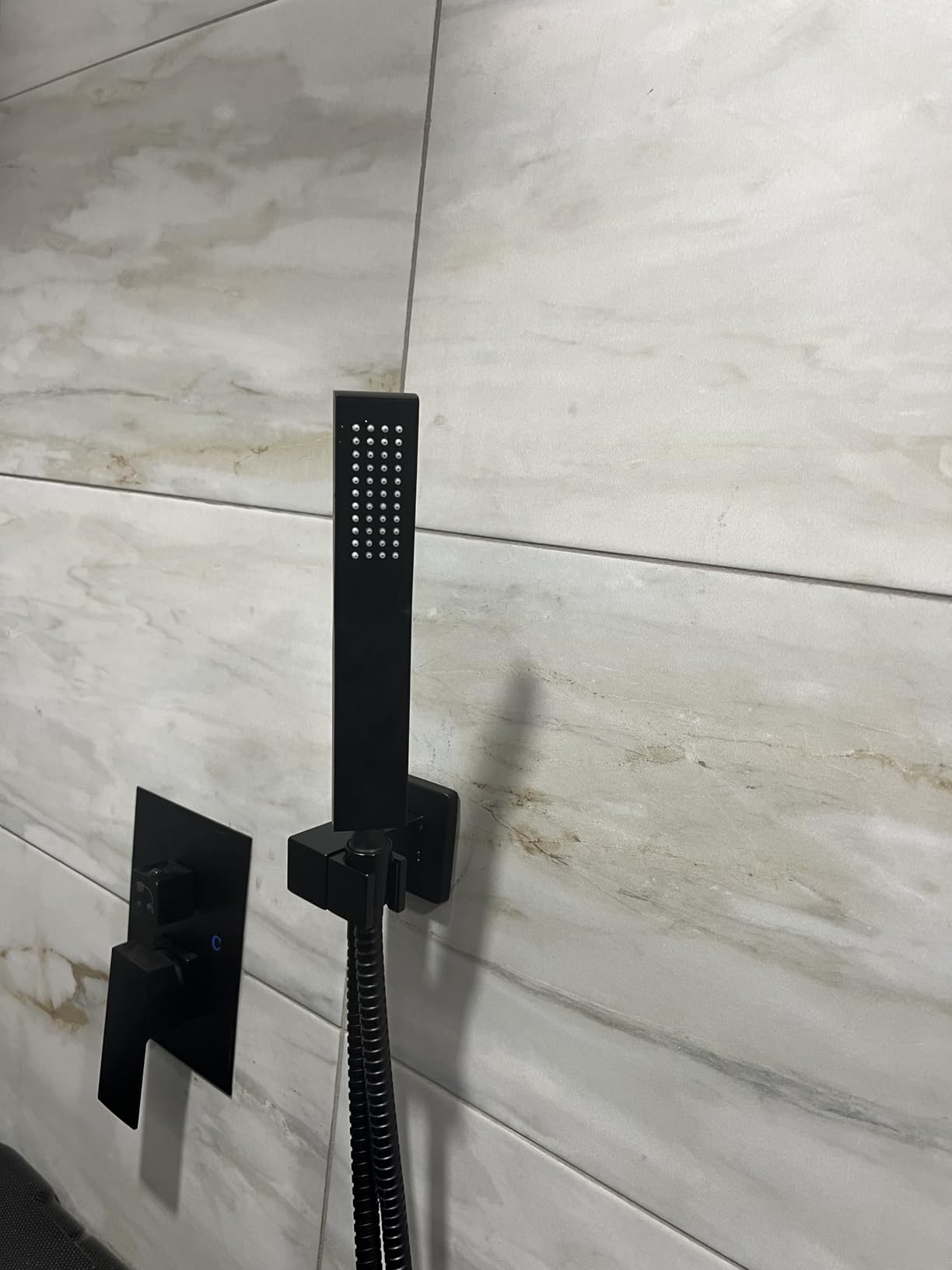 gotonovo Shower Faucet Set with Handheld Spray Matte Black, 10