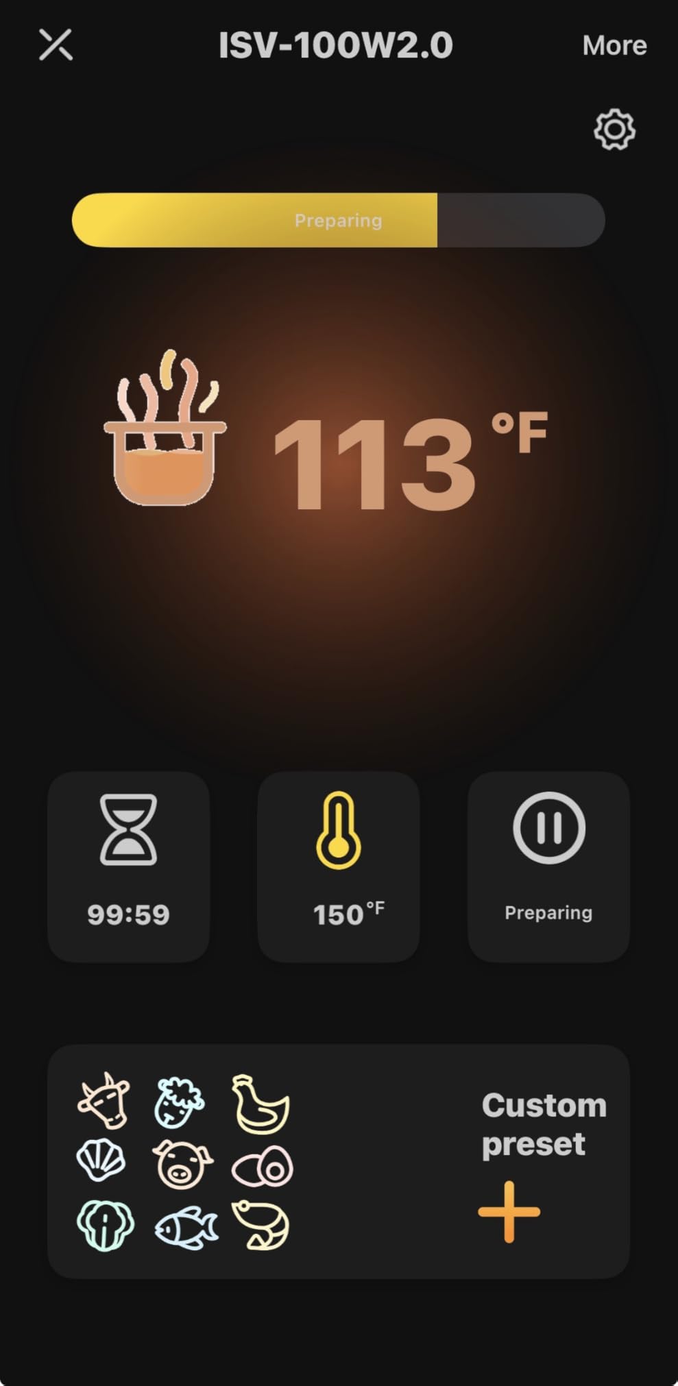 NKBIRD WIFI Sous Vide Cooker ISV-100W, 1000 Watts Fast-Heating W/Free APP | Sous Vide Machine Immersion Circulator w/ 14 Free Preset Recipes, Thermal Immersion w/ Smart Timer, Calibration Function customer photo 1