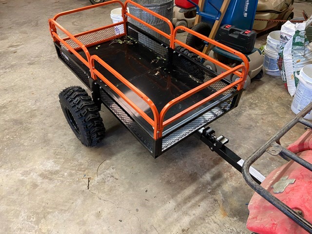 Impact IMPLEMENTS 1500lb ATV/UTV/Tractor Trailer with Solid Steel Floor, Aggressive Tires, & Pivoting Tongue customer photo 1