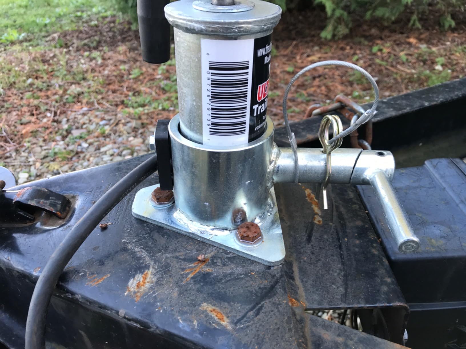 Fastest Jack on The Market - 2000lb No-Crank Tongue Jack for Boat, RV & Utility Trailers customer photo 2