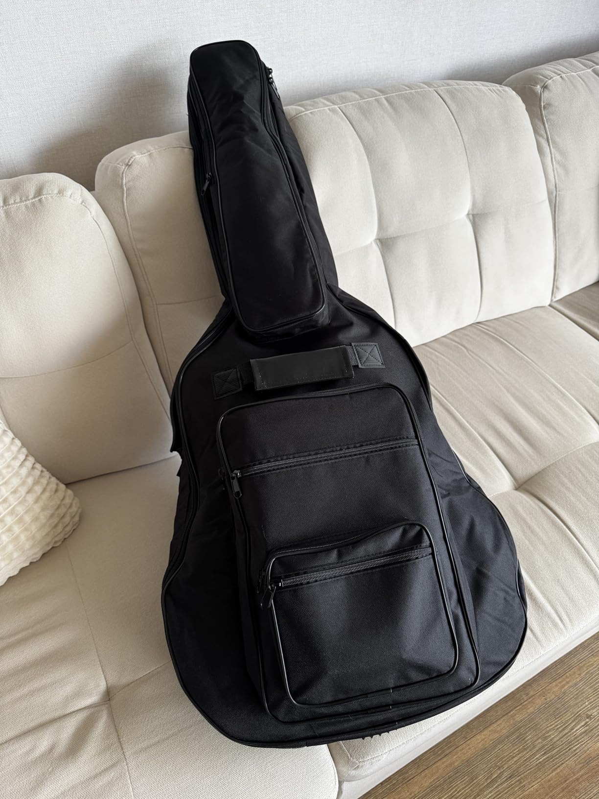 CAHAYA Acoustic Guitar Bag Thick Padding Waterproof Dual Adjustable Shoulder Strap Guitar Case Gig Bag 40 41 inch with Back Hanger Loop customer photo 1
