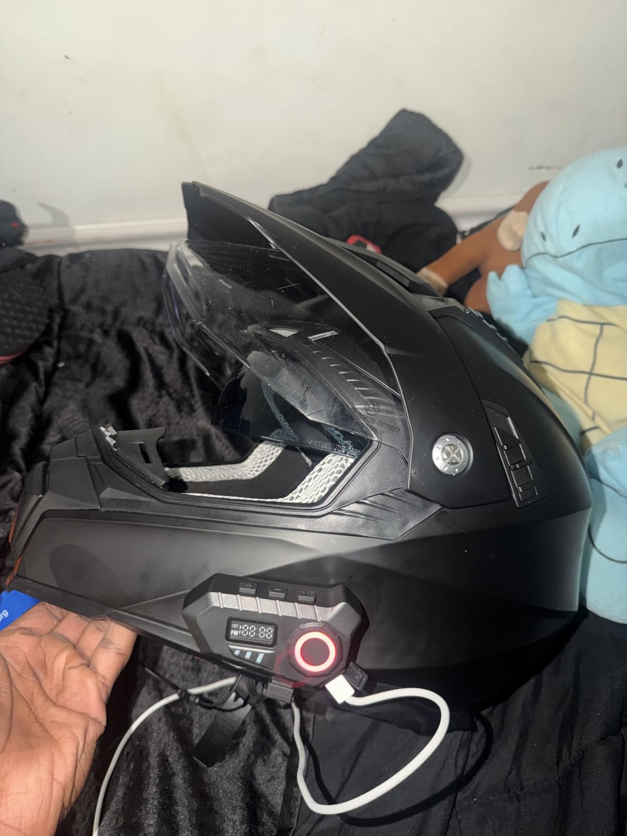 ILM Off Road Motorcycle Dual Sport Helmet Full Face Sun Visor Dirt Bike ATV Motocross Casco DOT Certified Model 606V customer photo 2