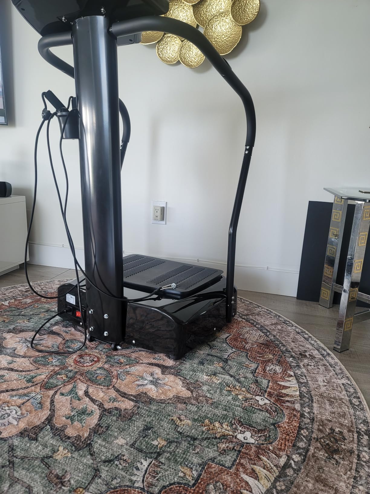Lifepro Rhythm Vibration Plate Exercise Machine with 99 Speed Levels | Heart Rate Monitor, Resistance Bands, Cup Holder, Phone Holder - Vibration Plate for Lymphatic Drainage & Full Body Workout customer photo 2