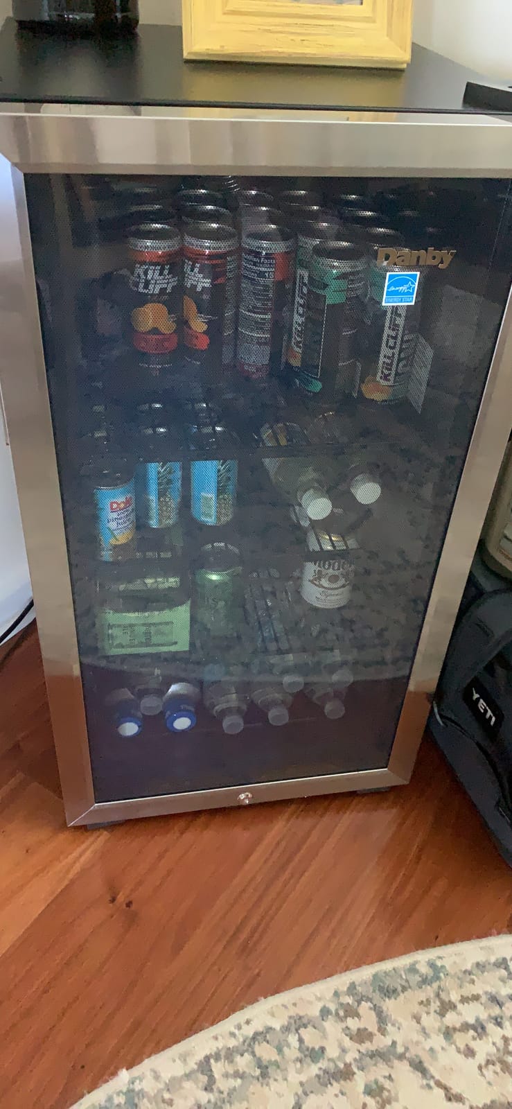 Danby DBC117A1BSSDB-6 117 Can Beverage Center, 3.1 Cu.Ft. Freestanding Drinks Refrigerator for Basement, Dining, Living Room-Bar Fridge Perfect for Beer, Pop, Water, Black/Grey customer photo 2
