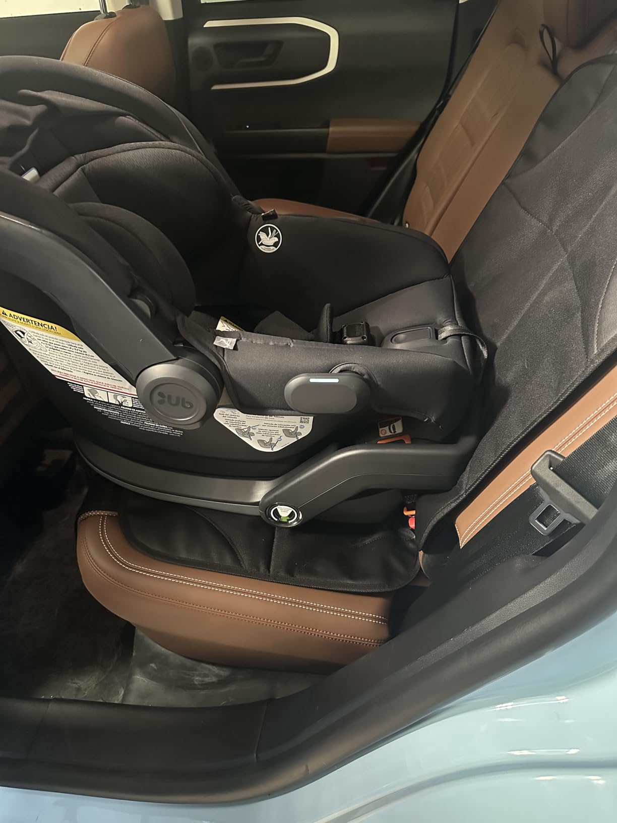 SMART ELF Car Seat Protector, Thickest Padding and Non-Slip Backing 2Pack | Waterproof Car Seat Cover 2 Mesh Pockets for Baby and Pet, Easy to Install and Remove Folds for Storage, Sedan SUV Truck customer photo 2