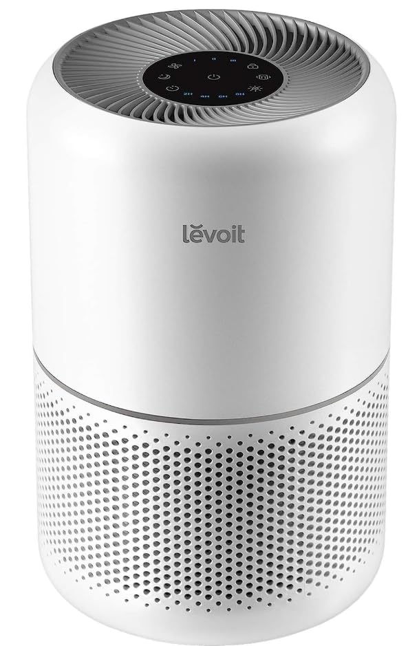 LEVOIT Air Purifier for Home Allergies and Pets Hair Smokers in Bedroom, H13 True HEPA Filter, 24db Filtration System Cleaner Odor Eliminators, Remove 99.97% Dust Smoke Mold Pollen, Core 300, White customer photo 2