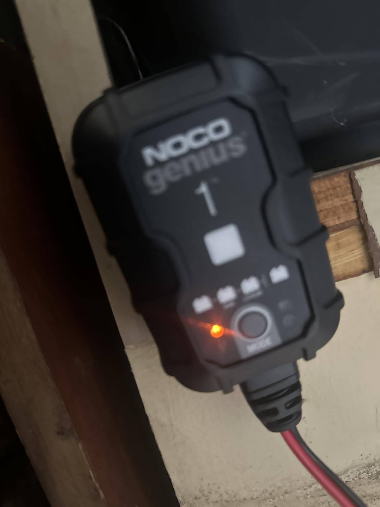 NOCO GENIUS1 1A 6/12V Smart Battery Charger, Trickle Charger & Maintainer | Overcharge Protection, Desulfator, Temperature Compensation, Force Mode, For Lead-Acid (Wet, Gel, AGM) & Lithium (LiFePO4) customer photo 2