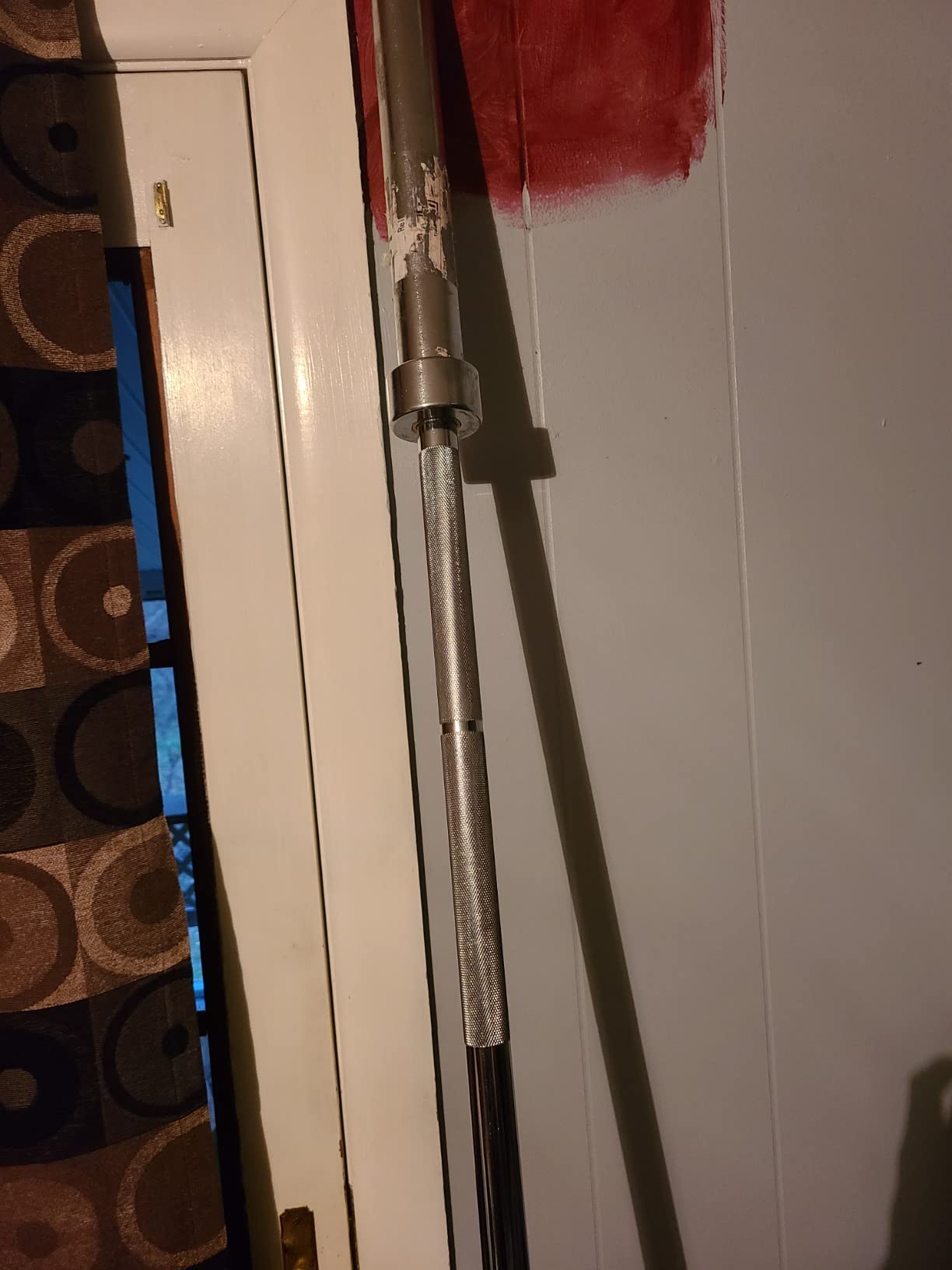 PAPABABE 7ft Barbell 45lb Olympic Barbell 1000/1500lbs Capacity, Hybrid Needle Bearings & Bushings customer photo 2