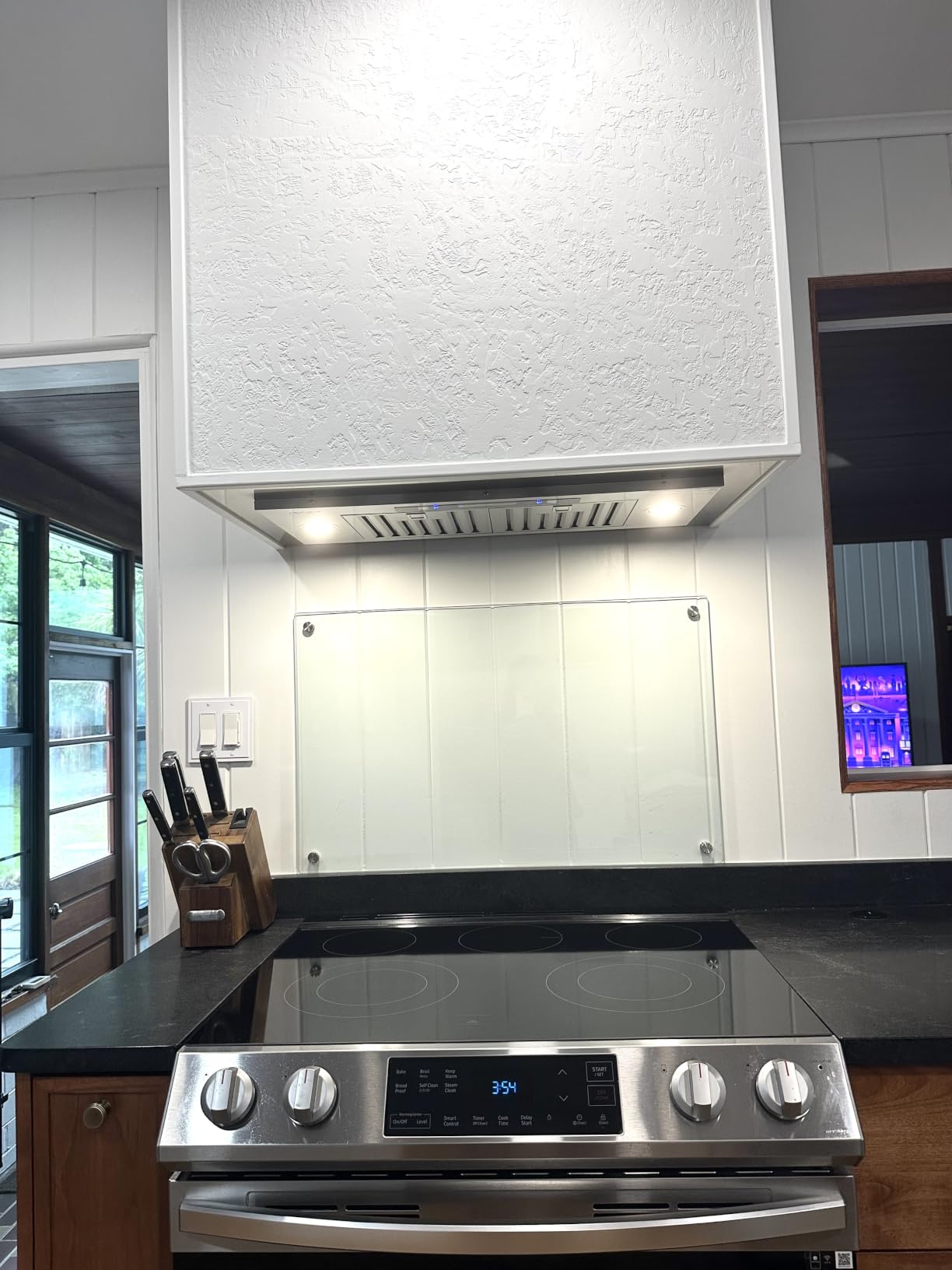 IKTCH 30 inch Insert Range Hood 900 CFM, Ducted/Ductless Vent Hood | Stainless Steel Built-in Kitchen Vent Hood with 4 Speed Gesture Sensing & Touch Control Panel customer photo 1