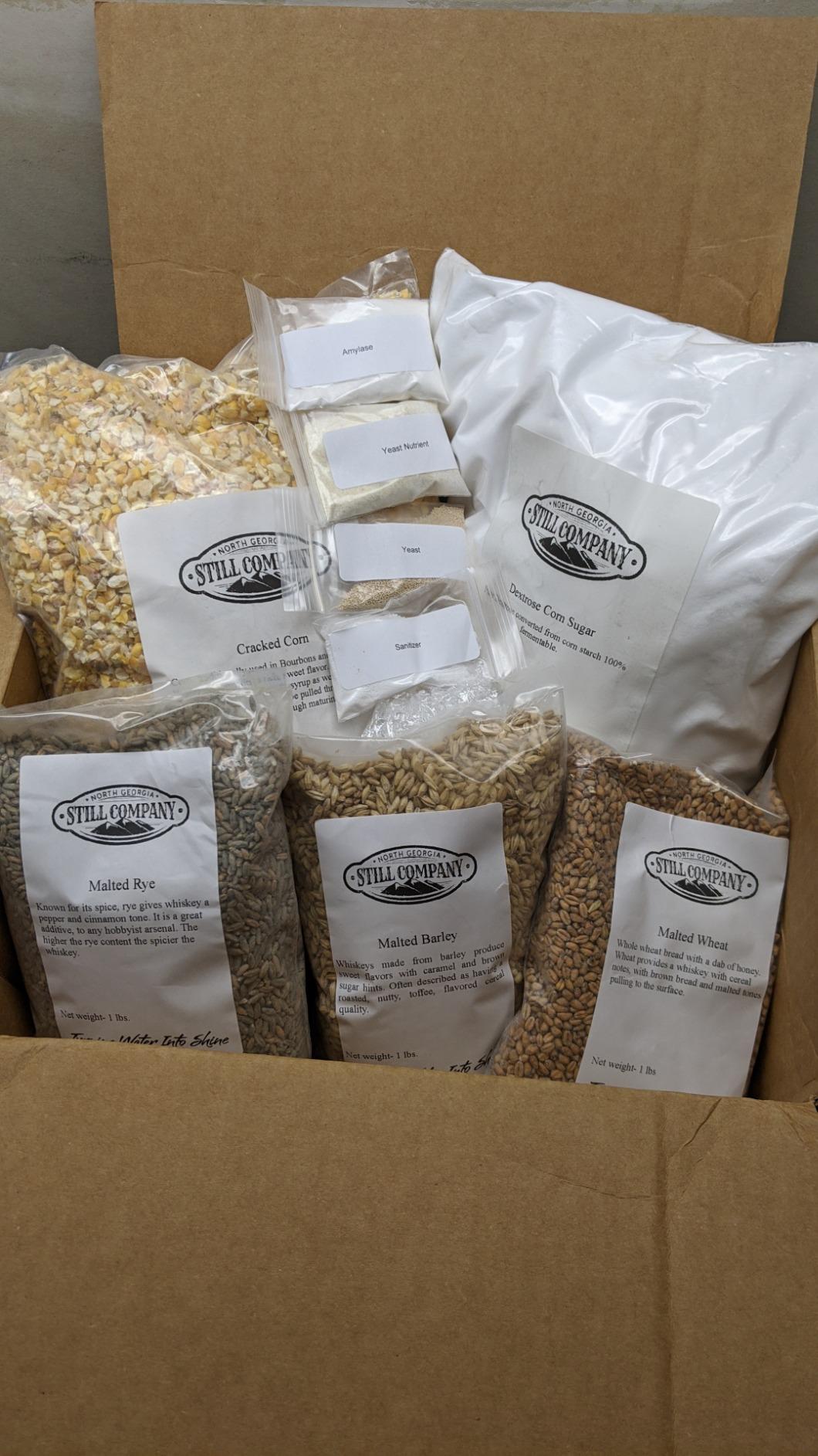 North Georgia Still Company's Fermentation Kit for Moonshine, Corn, Malted Barley, Rye & Wheat Whiskey, DIY 5 Gallon Mash Kit customer photo 1
