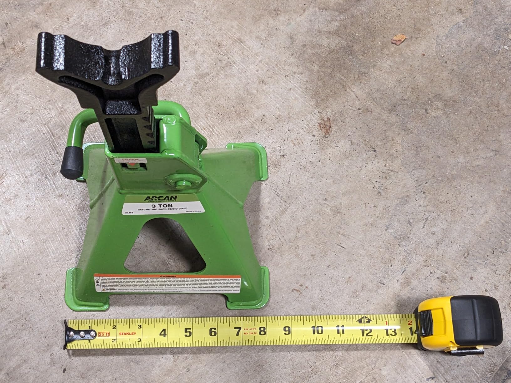 ARCAN 3-Ton Ratcheting Jack Stands, Pair, Model ALJS3 customer photo 2