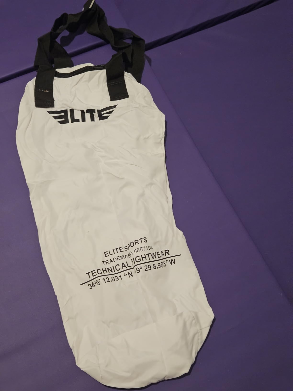 Elite Sports Boxing Bag 4 FT - Heavy Duty Canvas Punching Bag with Straps for Boxing, Training, MMA, Muay Thai, Kickboxing, Martial Arts & Fitness - UNFILLED Heavy Bag customer photo 1