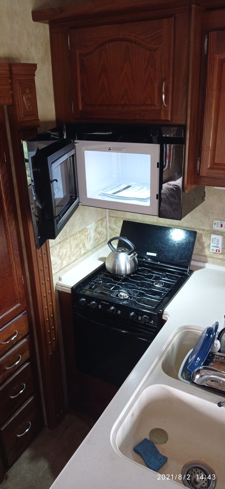 24 in. Stellar Coll 1.3 cu ft Over the Range Microwave, Vent Fan, Stainless | Cosmo COS-2413ORM1SS 1000W, Touch Presets, Black Glass, Sensor Cooking, Automatic Defrost, LED Light, Child Safety Lock customer photo 2