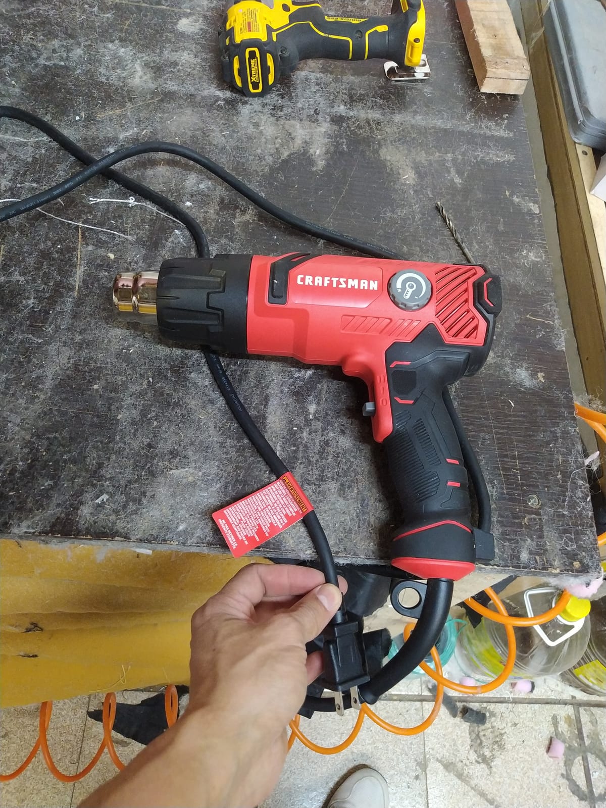 CRAFTSMAN Heat Gun, Corded, Variable Heat Setting up to 1200 Degrees, 1500 Watt (CMEE531) customer photo 2