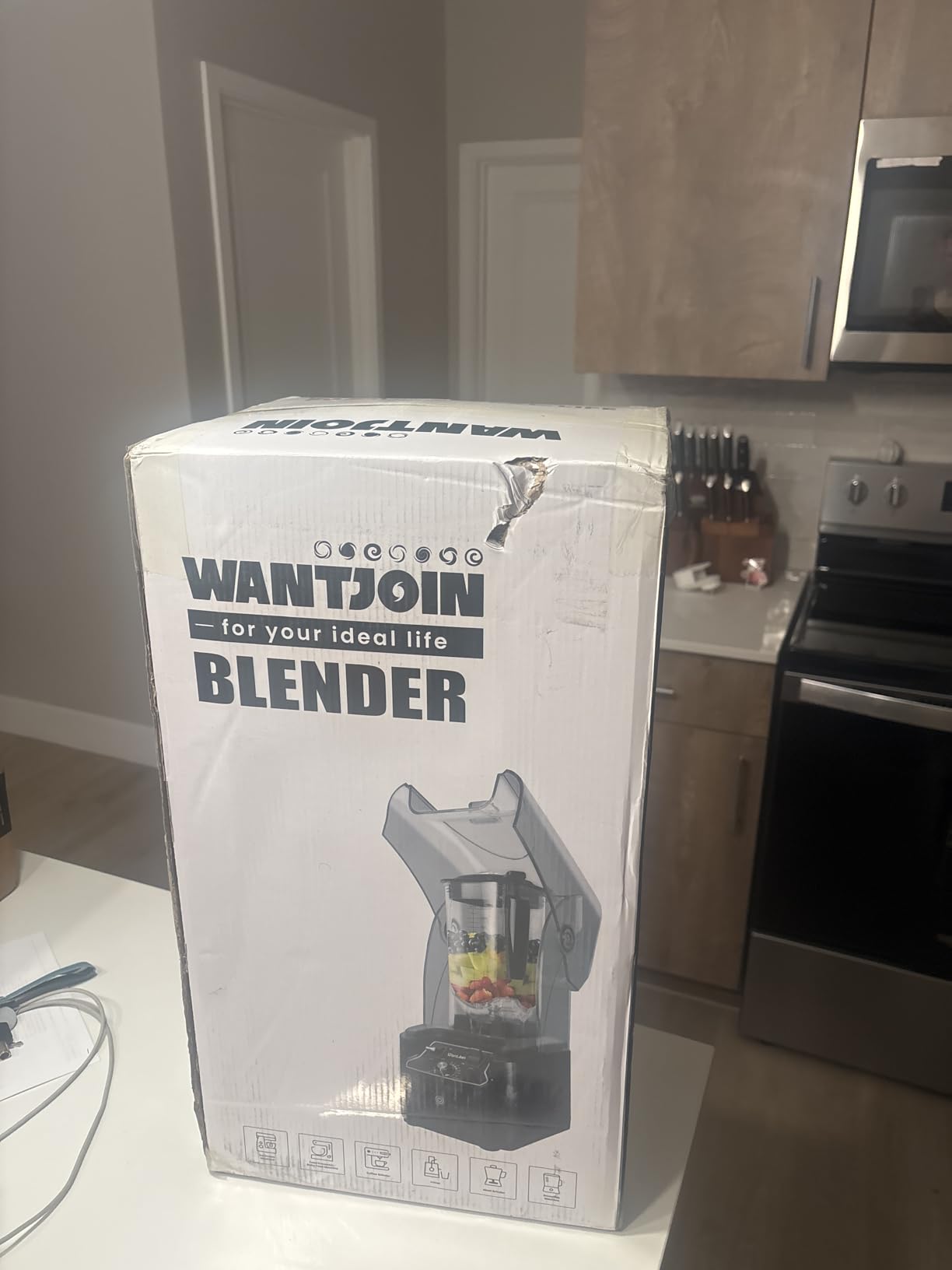 WantJoin Professional Commercial Blender With Shield Quiet Sound Enclosure 2200W customer photo 1