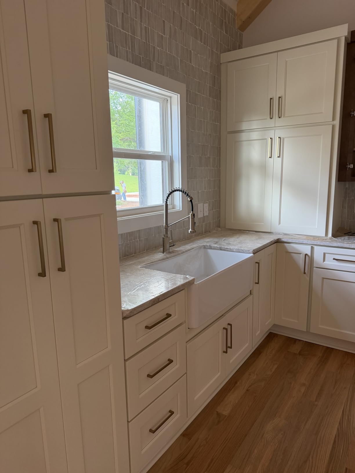KRAUS Spot Free Stainless Steel Pull Down Kitchen Faucet KPF-1610SFS | Open-coil spring spout 18 3/4 in height, heavy-duty metal body, ceramic cartridge, ADA-compliant design, 1.8 gpm flow customer photo 2