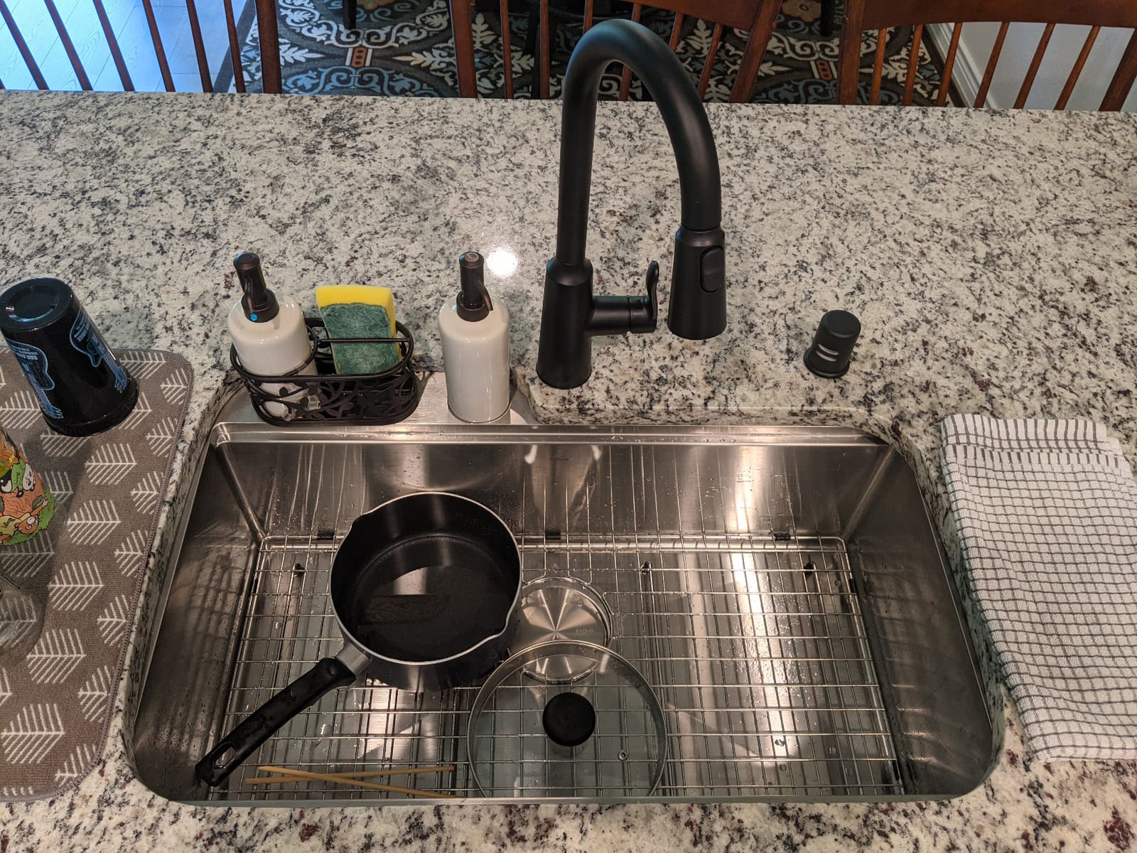 KRAUS Kore 32-Inch Drop In/Undermount Workstation 18 Gauge Single Bowl Stainless Steel Kitchen Sink with Accessories, KWT300-32 customer photo 2