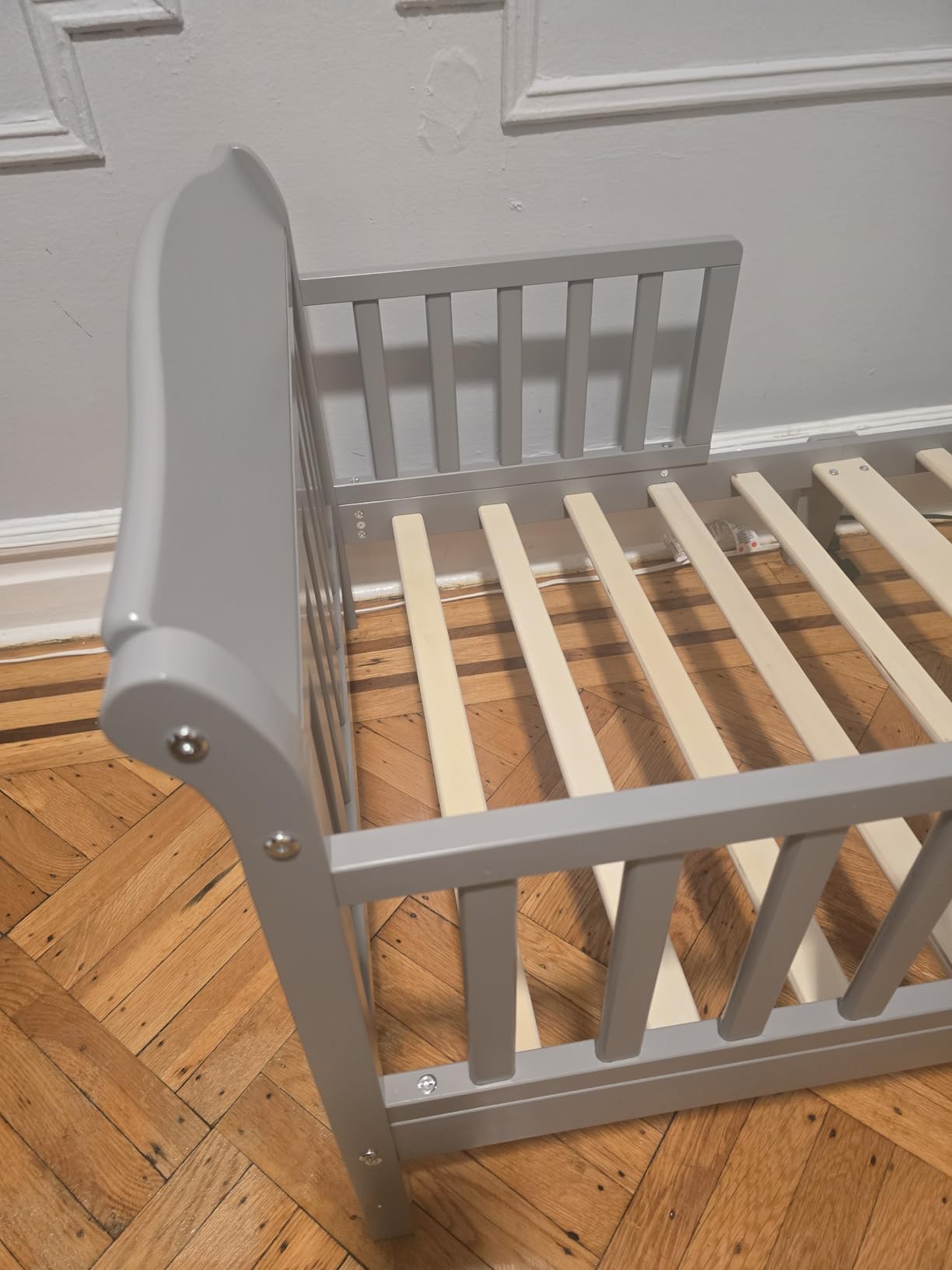 Delta Children Canton Toddler Bed, Greenguard Gold Certified, Grey customer photo 1