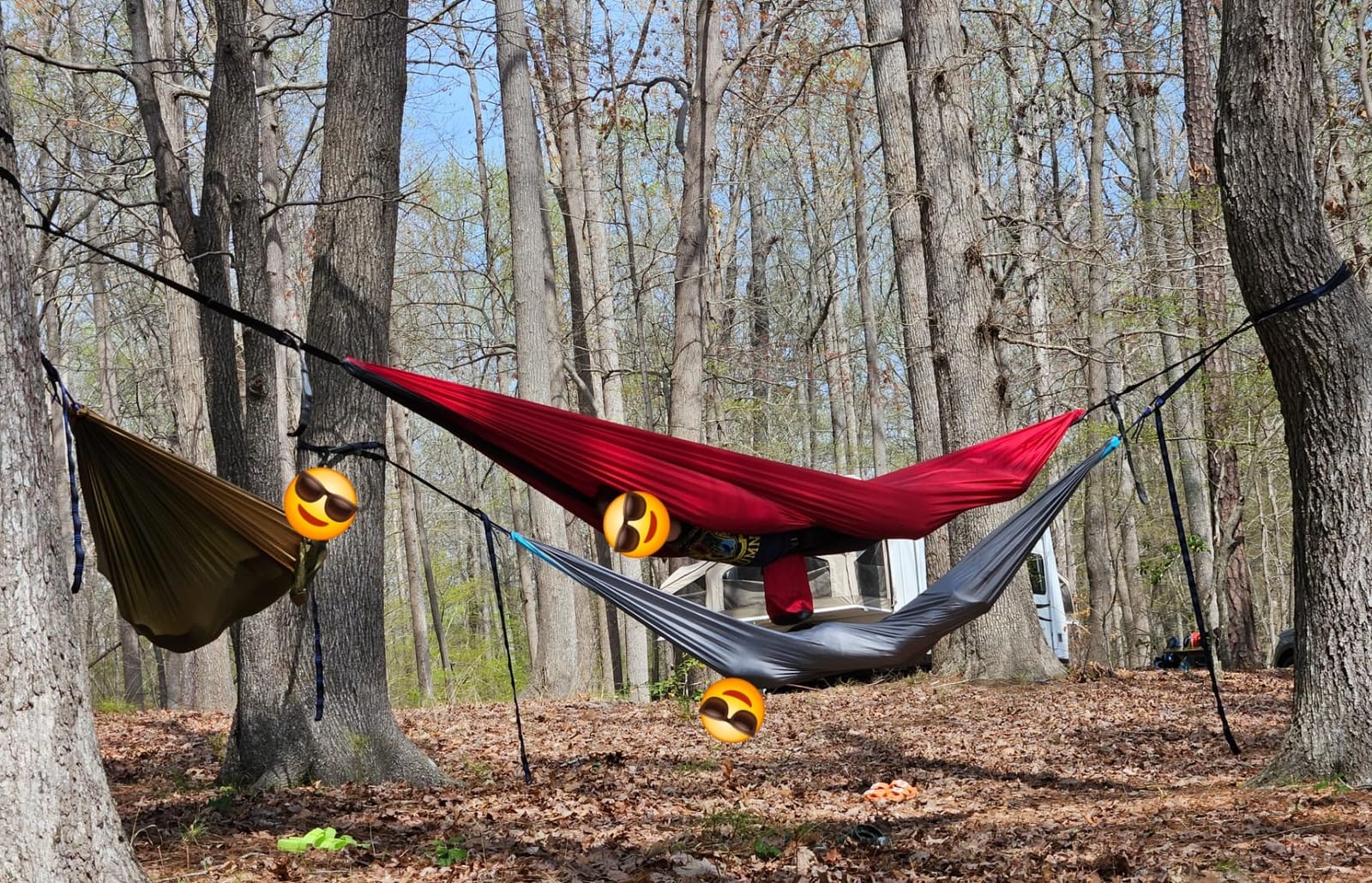 Kootek Camping Hammock 500lbs Capacity Outdoor Camping Essentials, Double | Outside&Indoors, Tree-Friendly Straps, Attached Carry Bag, 210T Parachute Nylon, D-Shaped Carabiners, Lightweight, Hand Wash customer photo 2