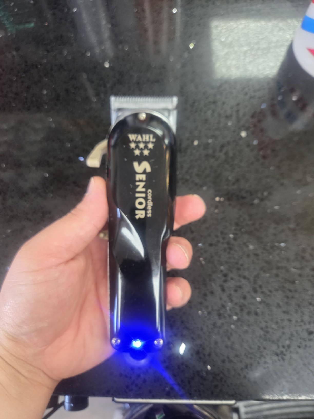 Wahl Professional 5 Star Cordless Senior Clipper, Metal, Model 08504-400 | Precision Fade Blades with Zero-Overlap 2191 Blade & Rotary Motor for Tapers & Blends, 80 Min Runtime, Lithium-Ion customer photo 2