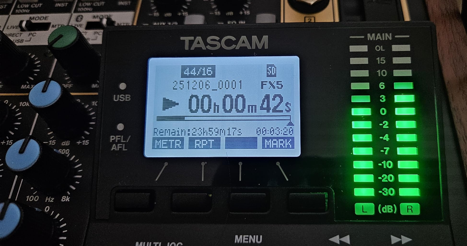 Tascam Model 12 All-in-One 12-track Digital Multitrack Mixing and Recording Studio, Mixer, USB Audio Interface and DAW Controller customer photo 1