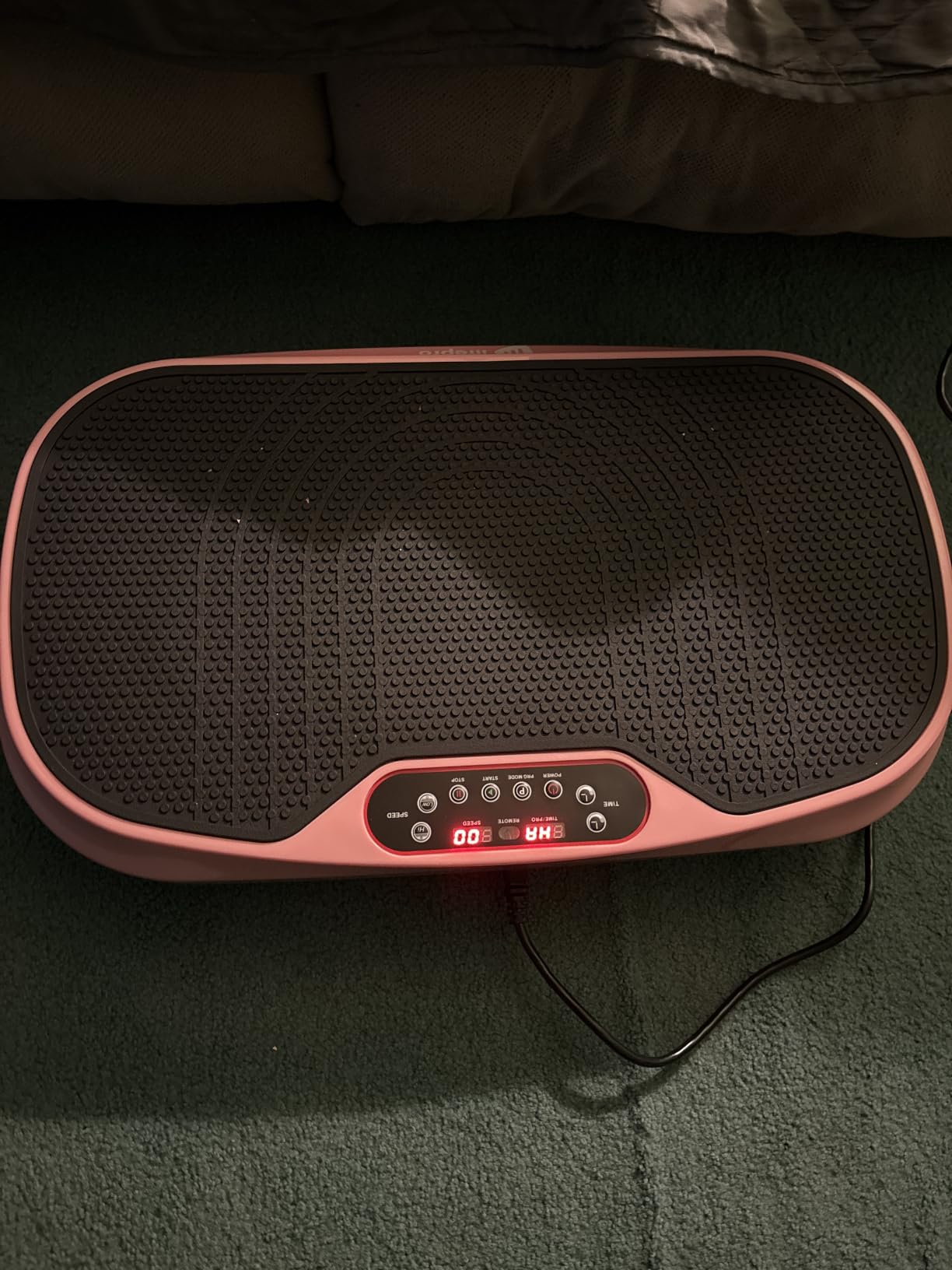 Lifepro Waver Mini Vibration Plate Exercise Machine with Resistance Bands | Compact Design, 99 Speed Levels, 10 Presets, Non-Slip Surface - Vibration Plate for Lymphatic Drainage, Full Body Workout customer photo 2