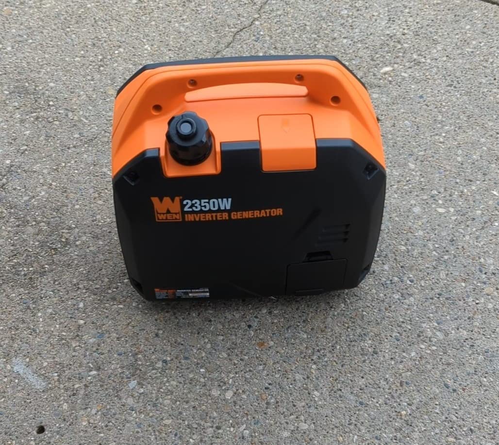 WEN Super Quiet 2350-Watt Portable Inverter Generator with Fuel Shut Off, Gasoline Power, Ultra Lightweight (56235i), Black customer photo 1