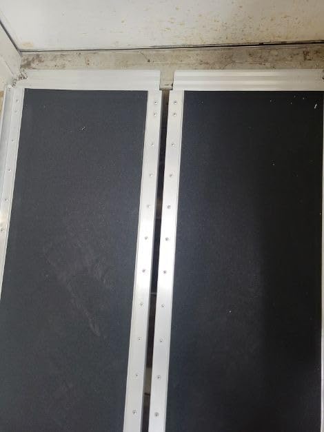 4FT Portable Wheelchair Ramp for Home Steps, Threshold Ramps for Doorways | 800 Lbs Capacity, Non-Slip Surface, Aluminum, Folding, with Handle, for Entry Curbs, for Mobility Scooters Power Wheelchair customer photo 1