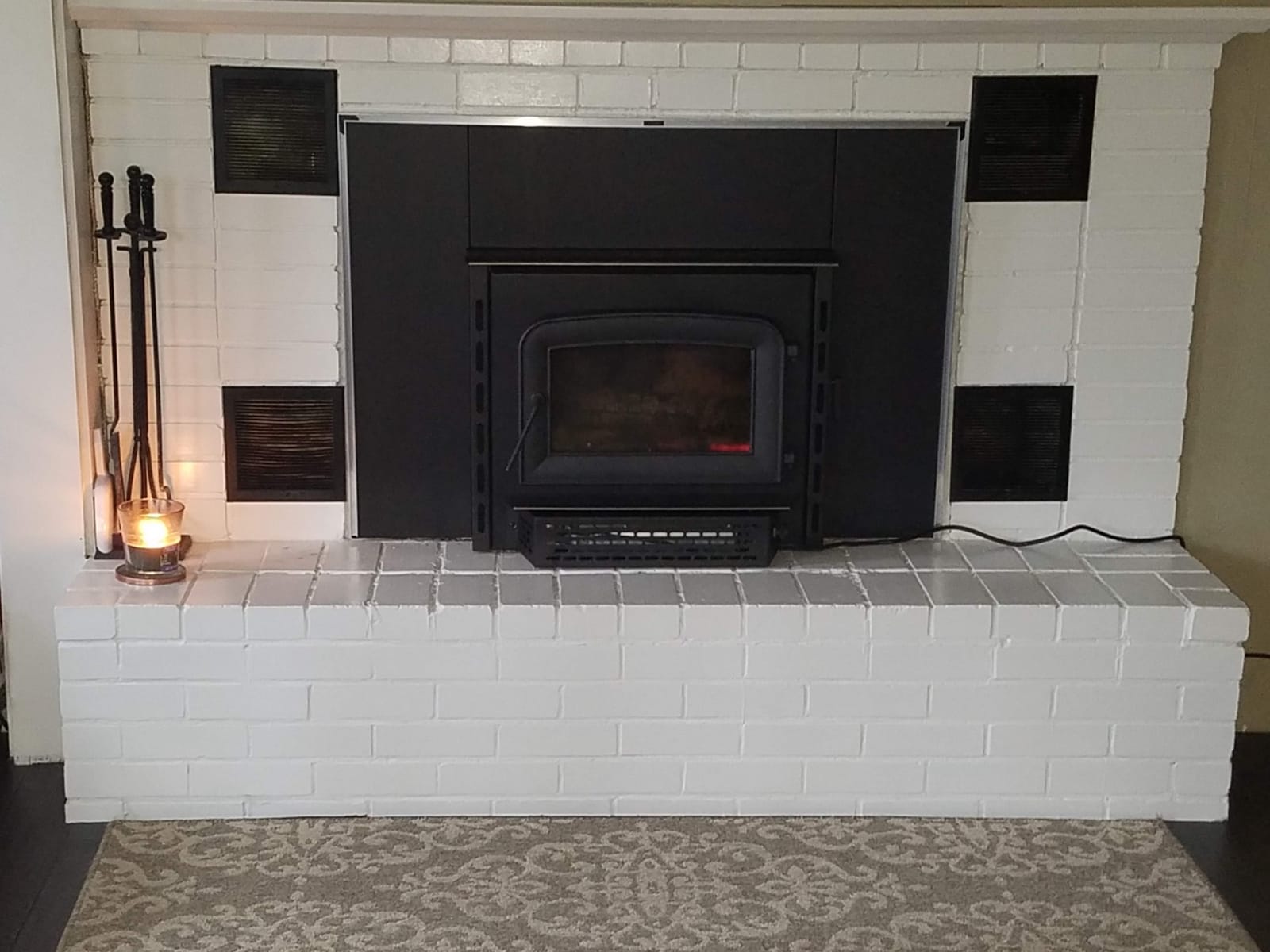 Ashley Hearth AW1820E 1,200 Sq. Ft. Wood Stove Insert , Black | Freight Shipping Required customer photo 1