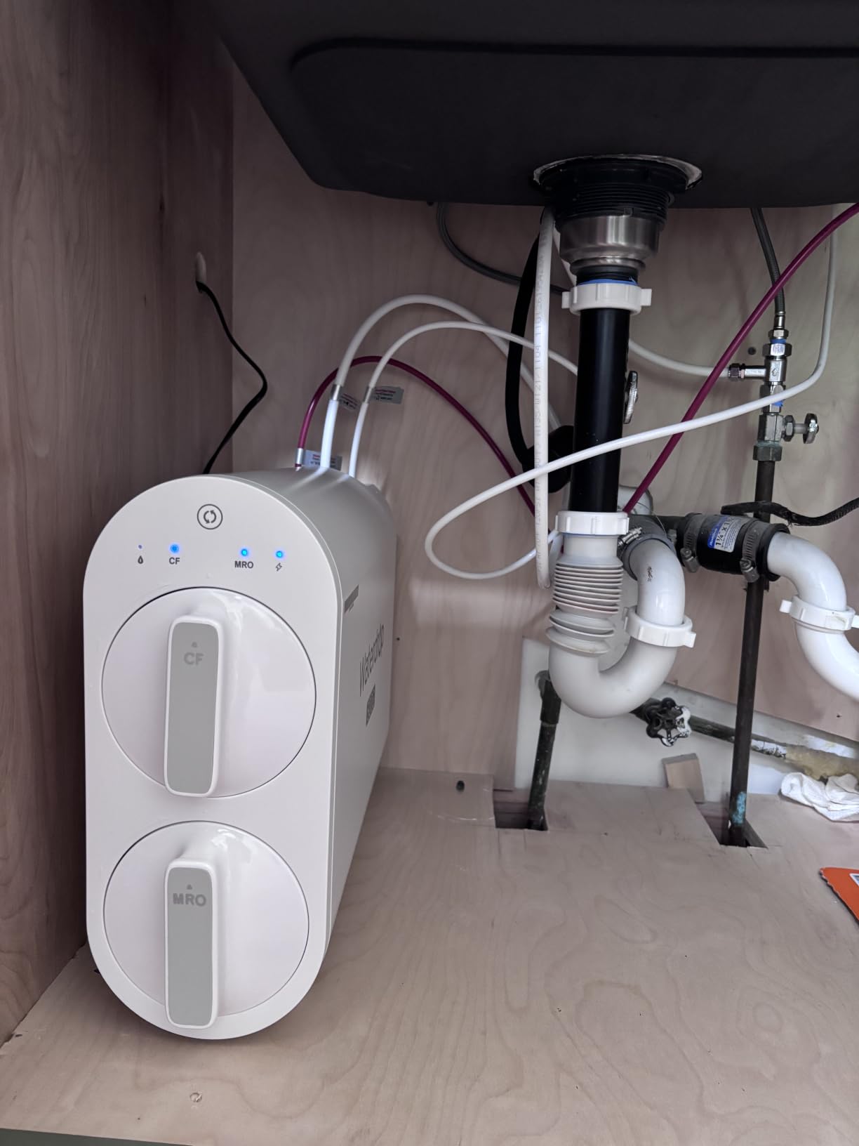 Waterdrop G2P600 Under-Sink RO System, 600 GPD Tankless RO Water Filtration | 7 Stage RO Water Filtration, NSF/ANSI 372 Certified, 2:1 Pure to Drain, TDS Reduction, Under-Sink Reverse Osmosis System customer photo 2
