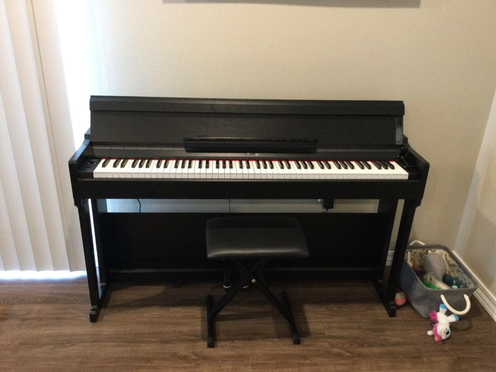 Donner DDP-90 Pro Digital Piano 88 Key Weighted Keyboard, Electric Piano Keyboard Full Size with Folding Cover, Three Pedals, Wireless MIDI Audio, 238 Tones customer photo 1