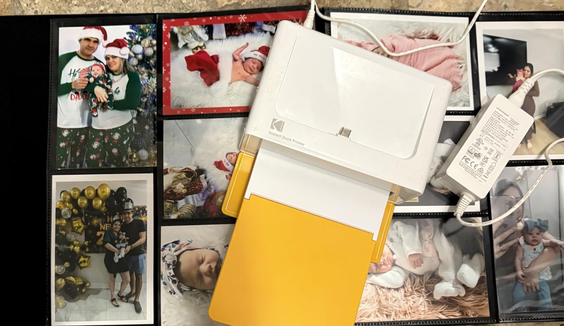 KODAK Dock Plus 4x6 Photo Printer, Smartphone Docking, 4PASS, 50 Sheets | Bluetooth, iPhone & Android Smartphone Compatible, Charge While Printing, Water, Fingerprint and Fade Resistant customer photo 1
