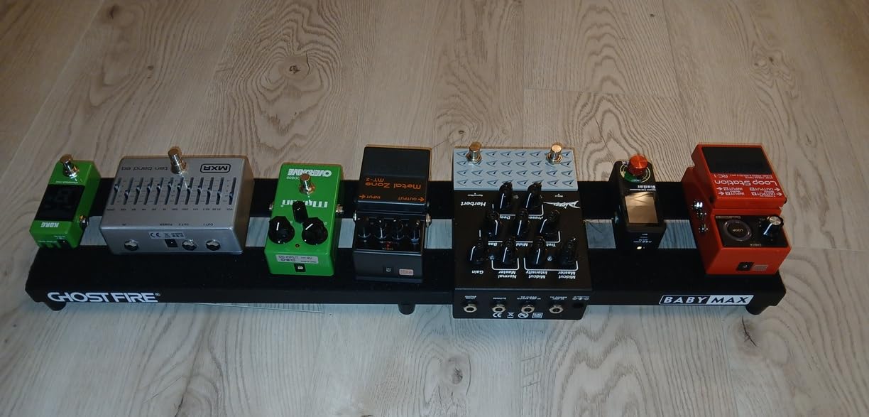 Ghost Fire Guitar Pedal Board Aluminum Alloy 8.15lb Effect Pedalboard 41.7