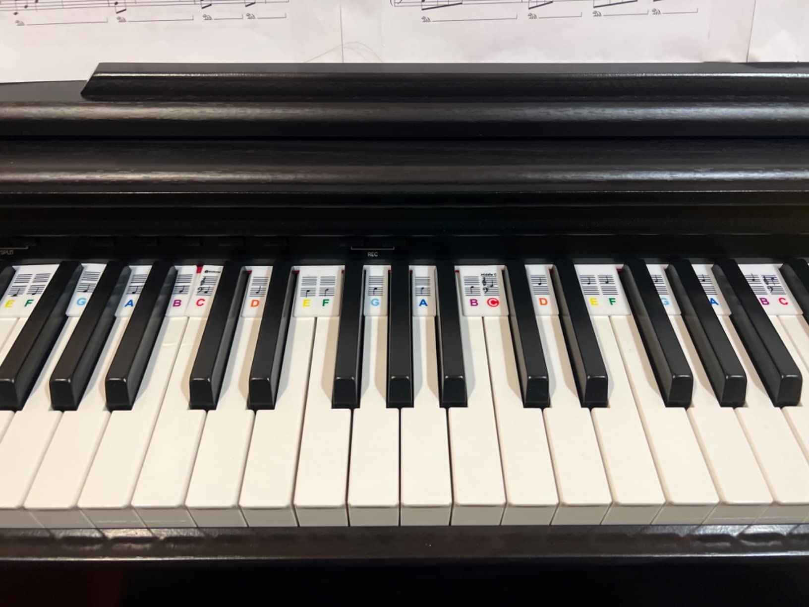 Donner DDP-300 Digital Piano with 88 Graded Hammer Action Weighted Keys, Record, Bluetooth, 10 Voices, 4 Reverb, Speakers, Professional Full Size Key Keyboard Electric Dark Rose customer photo 2