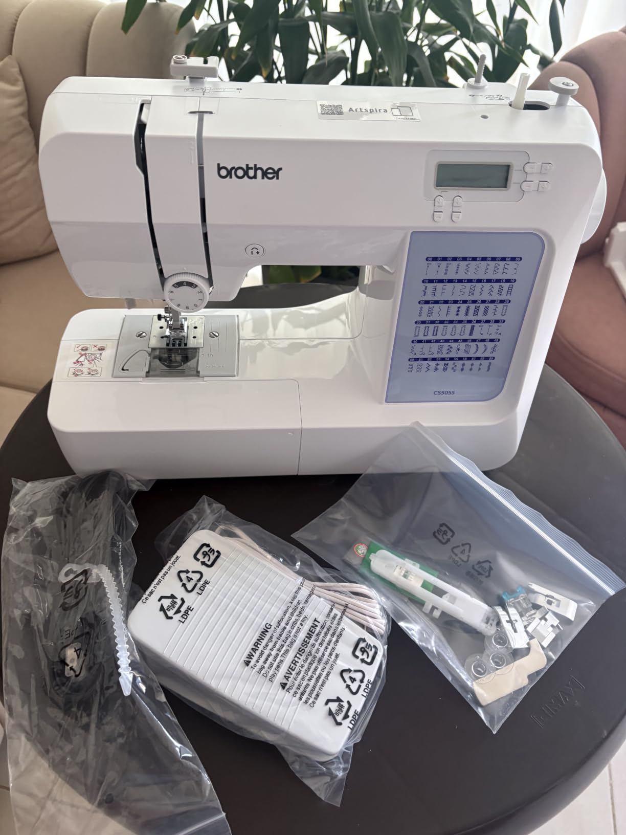 Brother CS5055 Computerized Sewing Machine with LCD Display customer photo 1