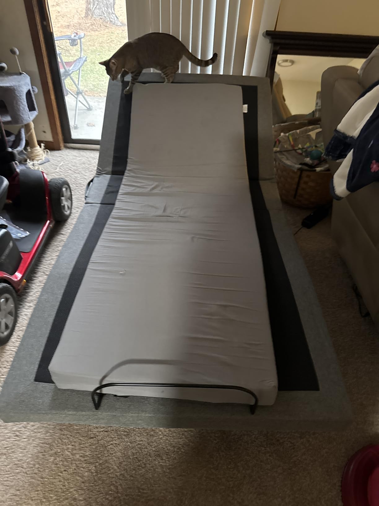Best Choice Products Ergonomic Split King Size Adjustable Bed Frame, Electric Base w/Wireless Remote Control, Nightlight, Massager, 2 USB Ports customer photo 2
