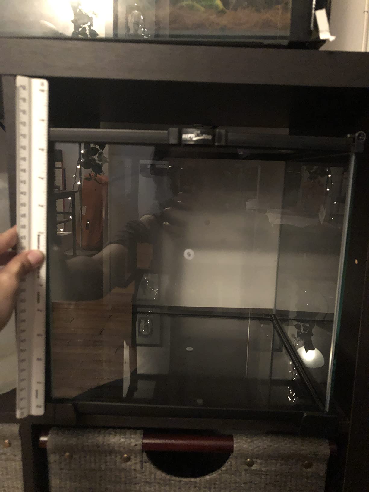 REPTI ZOO Full Glass 15 Gallon Reptile Tank, Medium Terrarium with Top Screen Ventilation customer photo 2