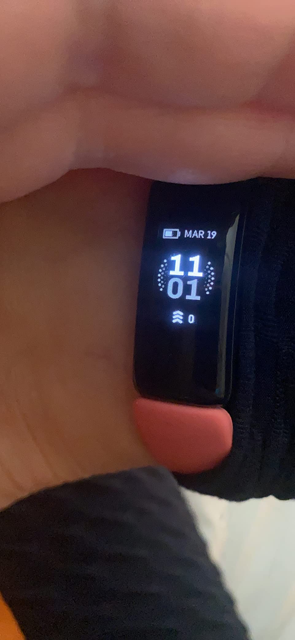 Fitbit Inspire 2 Health & Fitness Tracker with a Free 1-Year Fitbit Premium Trial, 24/7 Heart Rate, Black/Black, One Size (S & L Bands Included) customer photo 2