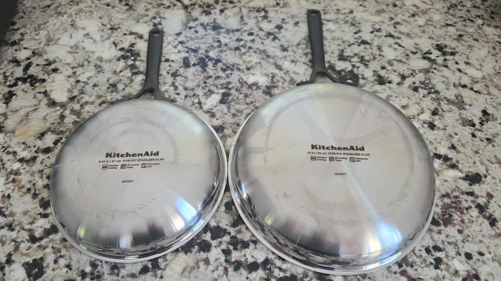 KitchenAid Stainless Steel Cookware Induction Pots and Pans Set, 10-Piece | 5-Ply Stainless Steel Cookware Set, Oven Safe to 500°F customer photo 1