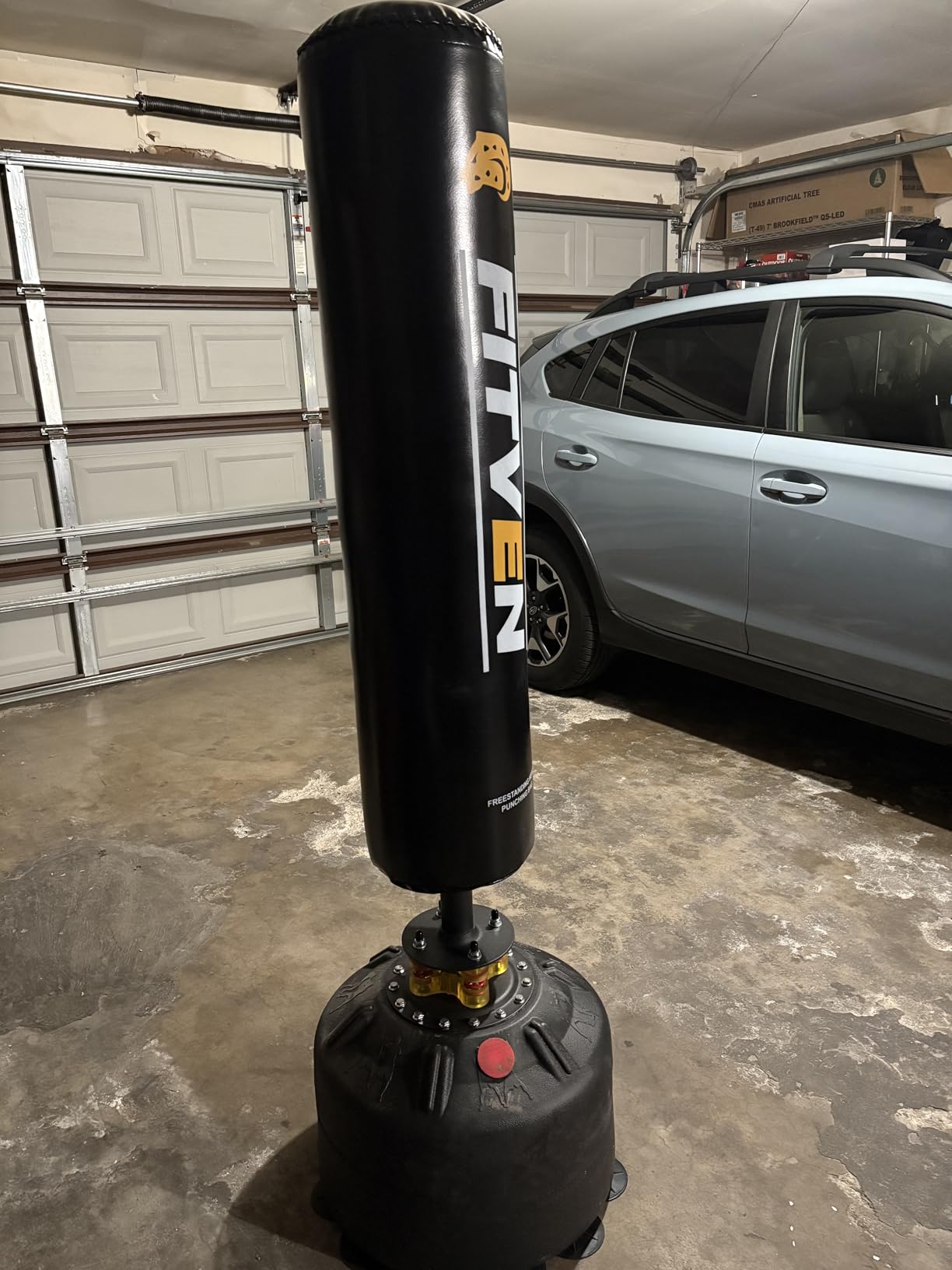 FITVEN 70'' Freestanding Punching Bag with Boxing Gloves, Heavy Boxing Bag with Suction Cup Base, Stand Kickboxing Bag for Adult-Teens Family Home Gym Training Equipment customer photo 1