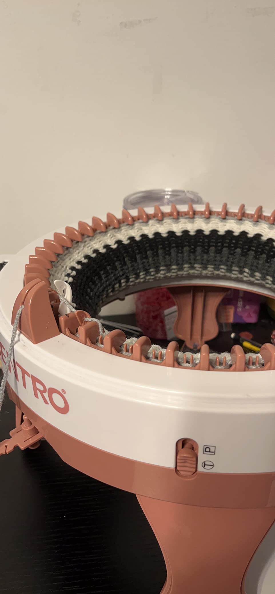 SENTRO 40 Needles Knitting Machine, All-in-One Knitting Loom Machine | Smart Circular Knitting Machine with Gift Box, Knitting Gift for Adult&Beginners, Efficient DIY Crochet Machine for Hat, Scarves customer photo 2