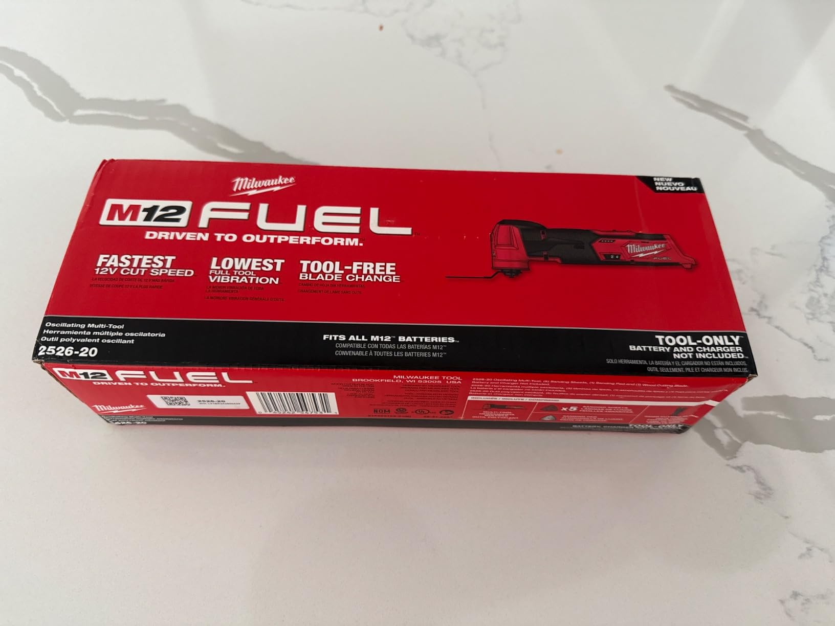 2526-20 M12 Brushless 12-Volt Lithium-Ion Cordless Oscillating Multi-Tool (Tool-Only) customer photo 1